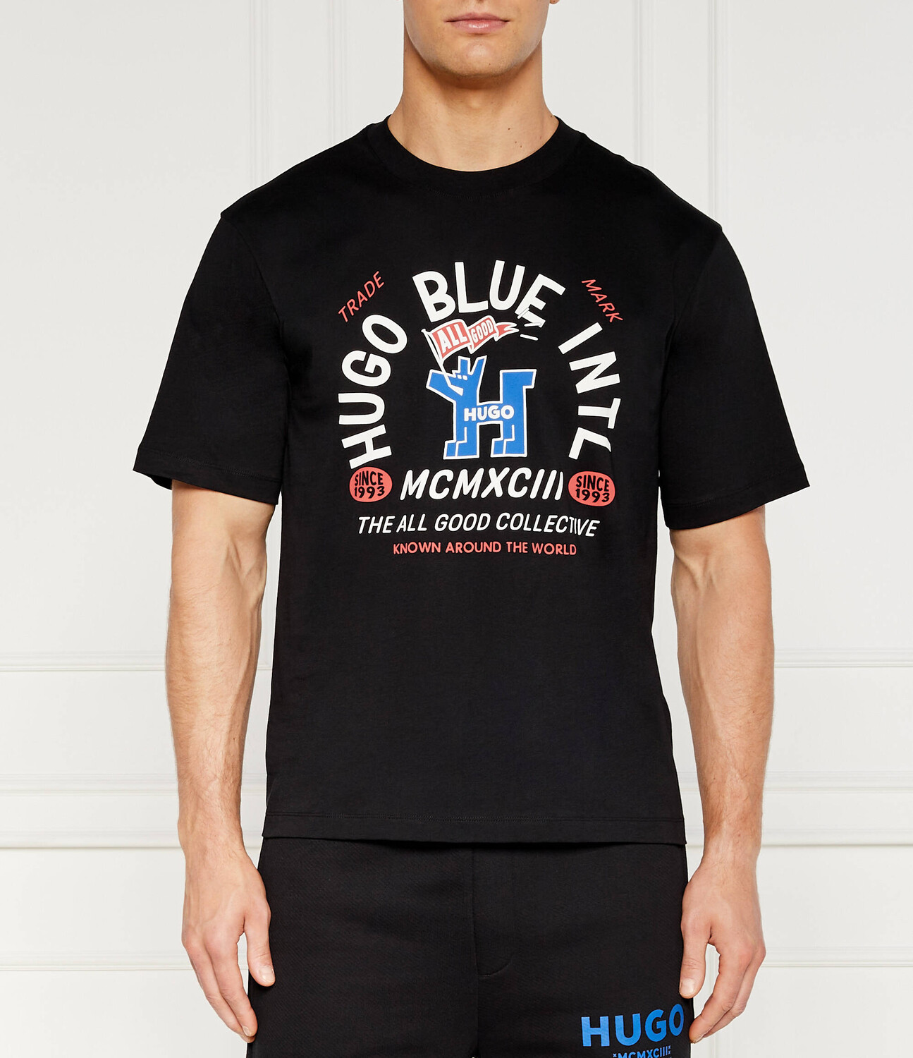 

Футболка Hugo Blue Nalumber Slim Fit, черный