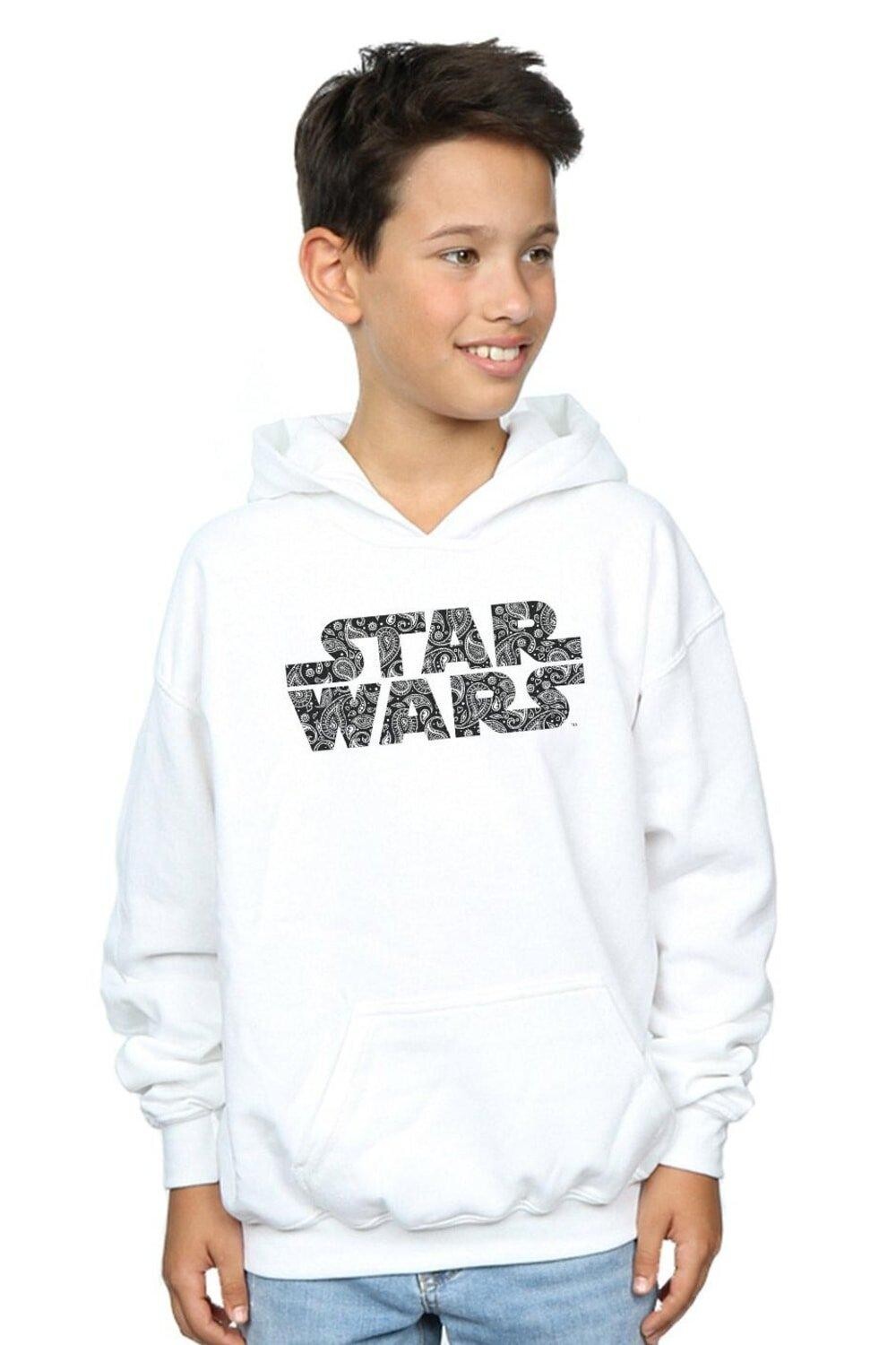 

Худи с логотипом пейсли Star Wars, белый