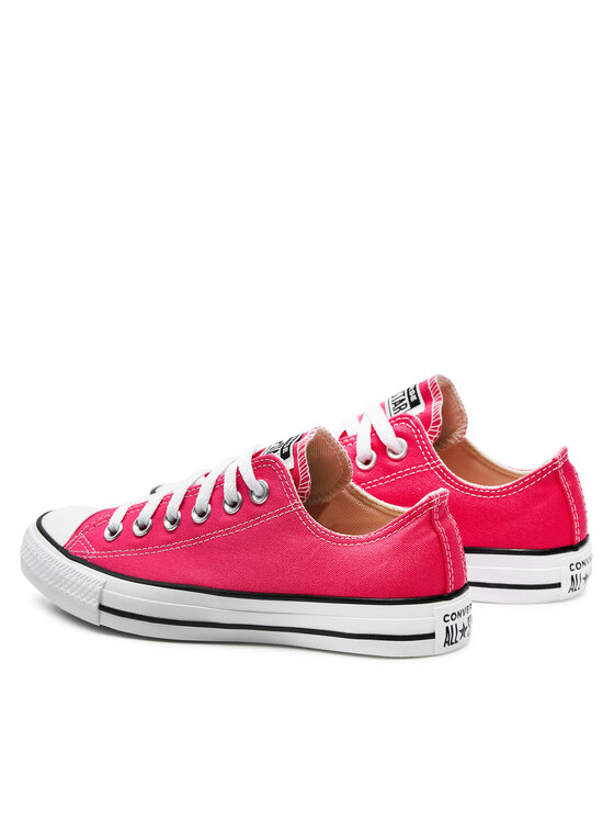 Тканевые кроссовки Chuck Taylor All Star Ox A06569C Converse, розовый — фото 3