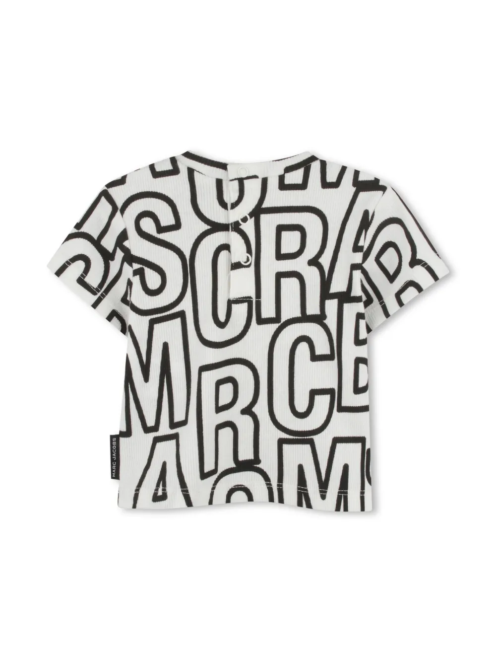 Комплект из футболки и шортов с логотипом Marc Jacobs Kids, белый — фото 4