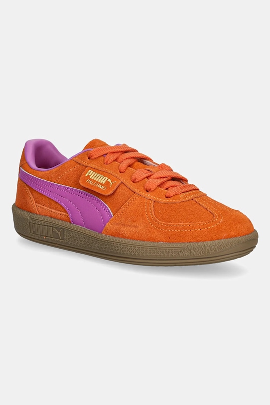 

Детские кожаные кроссовки Palermo Puma, оранжевый