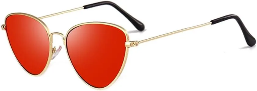 

Солнцезащитные очки «кошачий глаз» для женщин с линзами UV400, солнцезащитные очки в винтажном стиле, женские и мужские солнцезащитные очки Generic, M-90