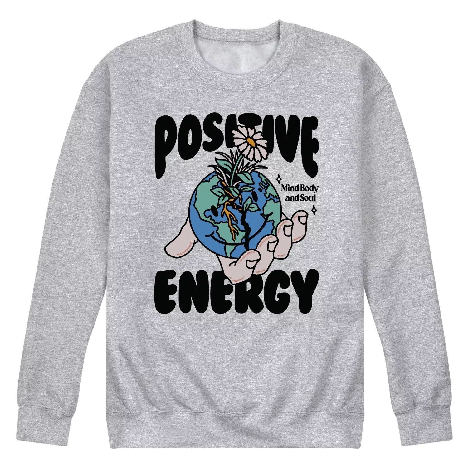 

Мужской свитшот с рисунком "Positive Energy" Licensed Character