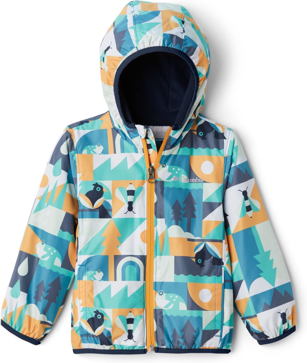 

Columbia детская ветровка для мальчиков Mini Pixel Grabber II, Deep Marine Summer Escape