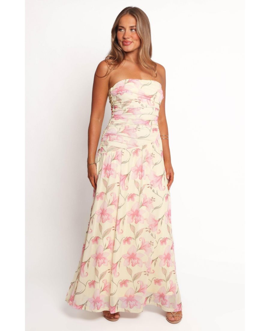 

Женское макси-платье Calypso Petal and Pup, Yellow floral