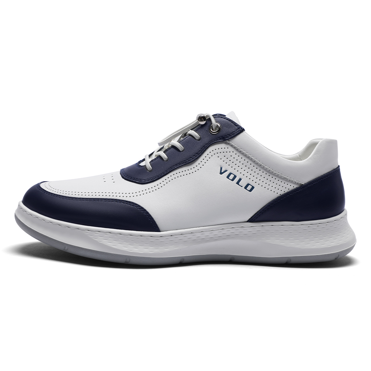 

VOLO Износостойкие и легкие мужские повседневные лоуферы White/Blue 105A0002D, цвет White/Blue 105A0002D