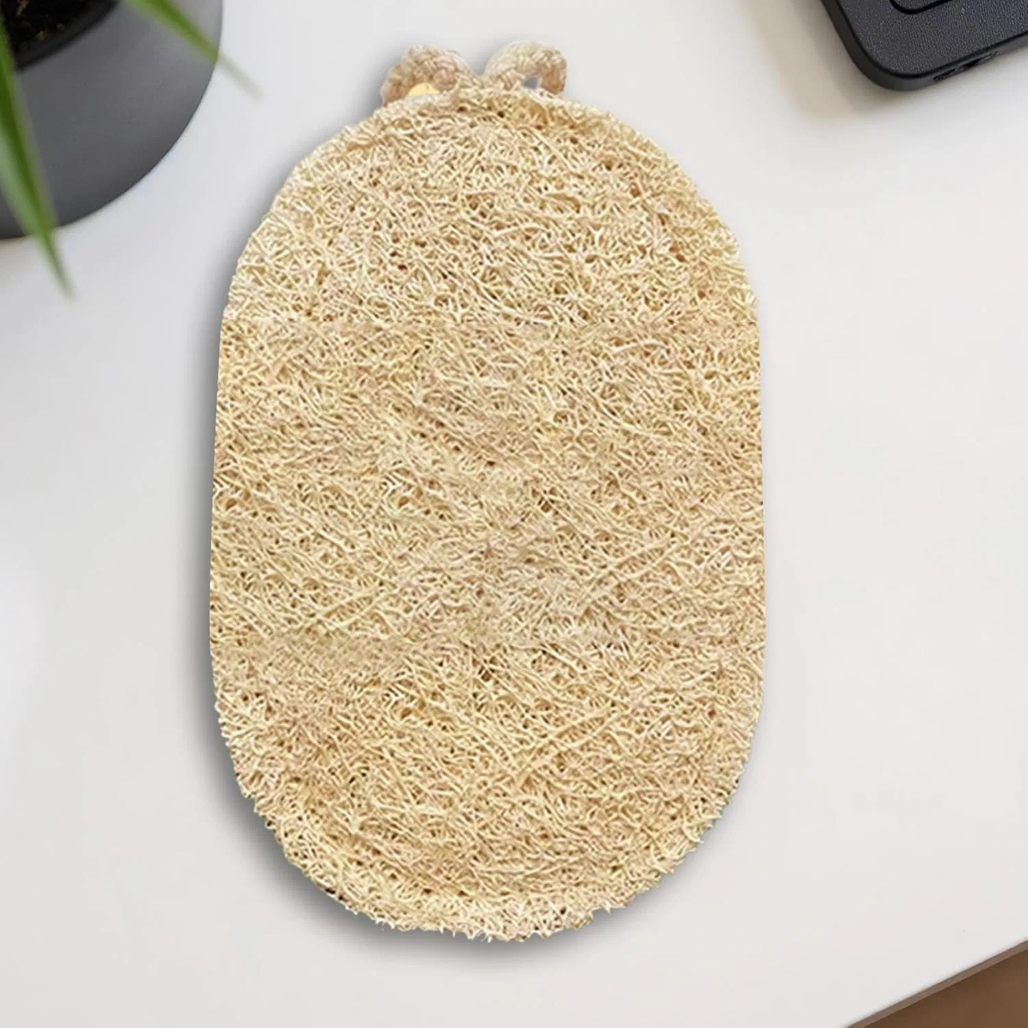 Натуральная губка-мочалка из люффы Usefulbeauty, Oval — фото 3
