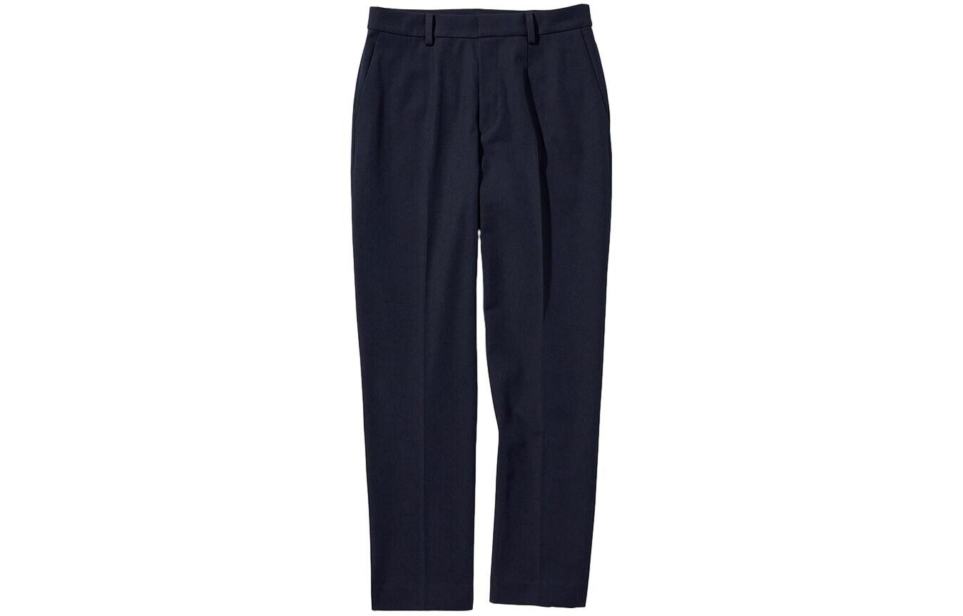 

Повседневные брюки женские темно-синие Uniqlo