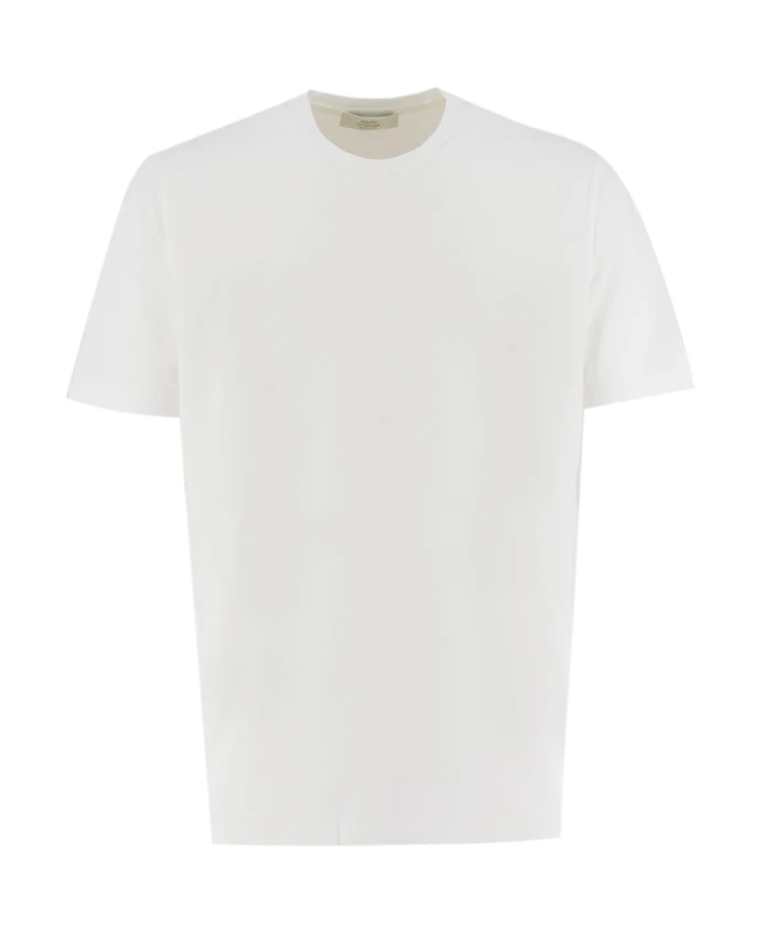 

Хлопковая футболка с круглым вырезом для жарких дней Mauro Ottaviani, белый