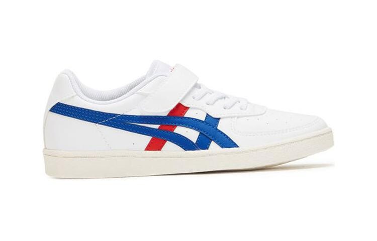 Детские кроссовки для скейтбординга GSM PS Low-top белые/синие/красные Onitsuka Tiger — фото 2