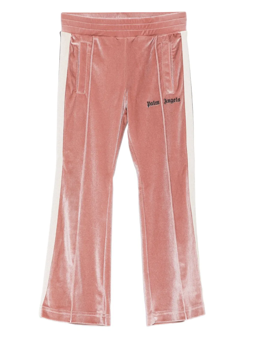 

Бархатные брюки Palm Angels Kids, розовый