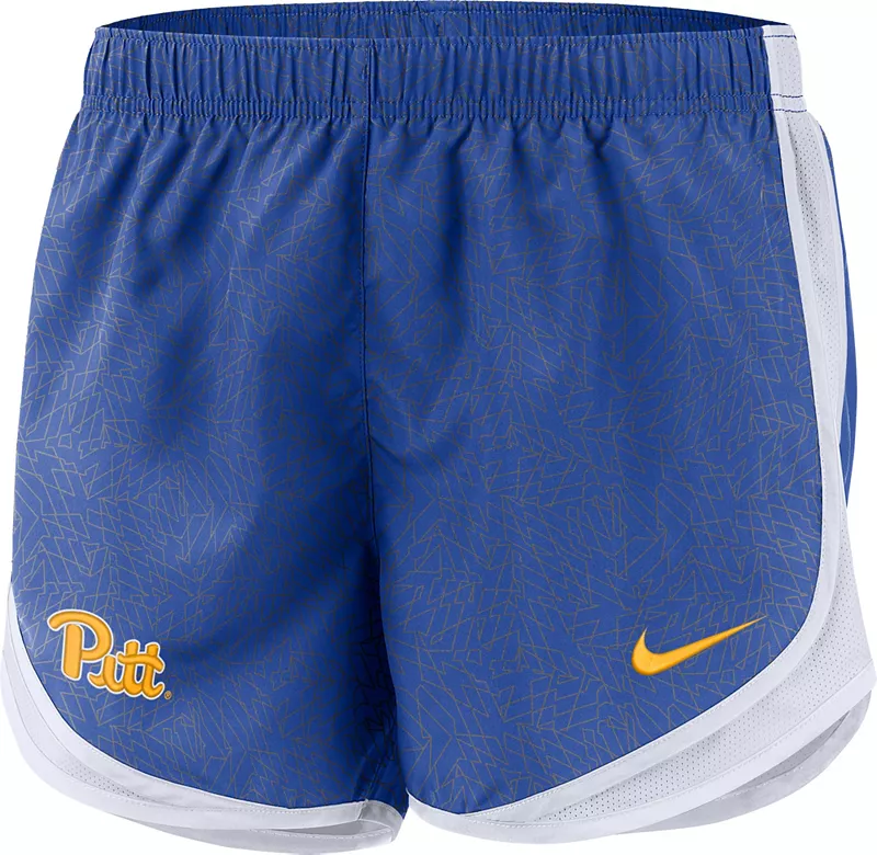 

Женские синие шорты Nike Pitt Panthers Dri-FIT Tempo