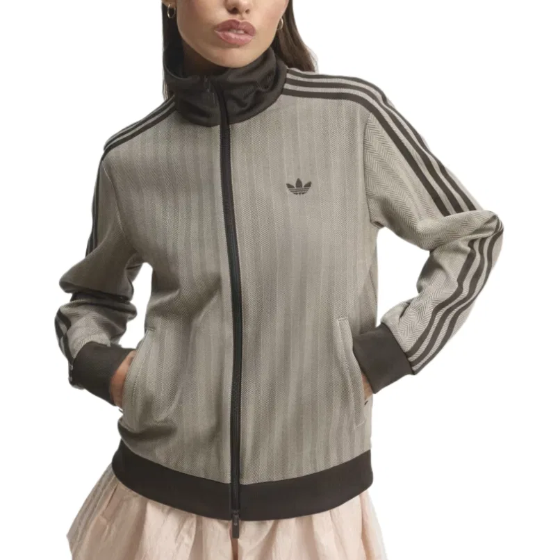 Куртка Adidas Originals женская светло-коричневая — фото 3