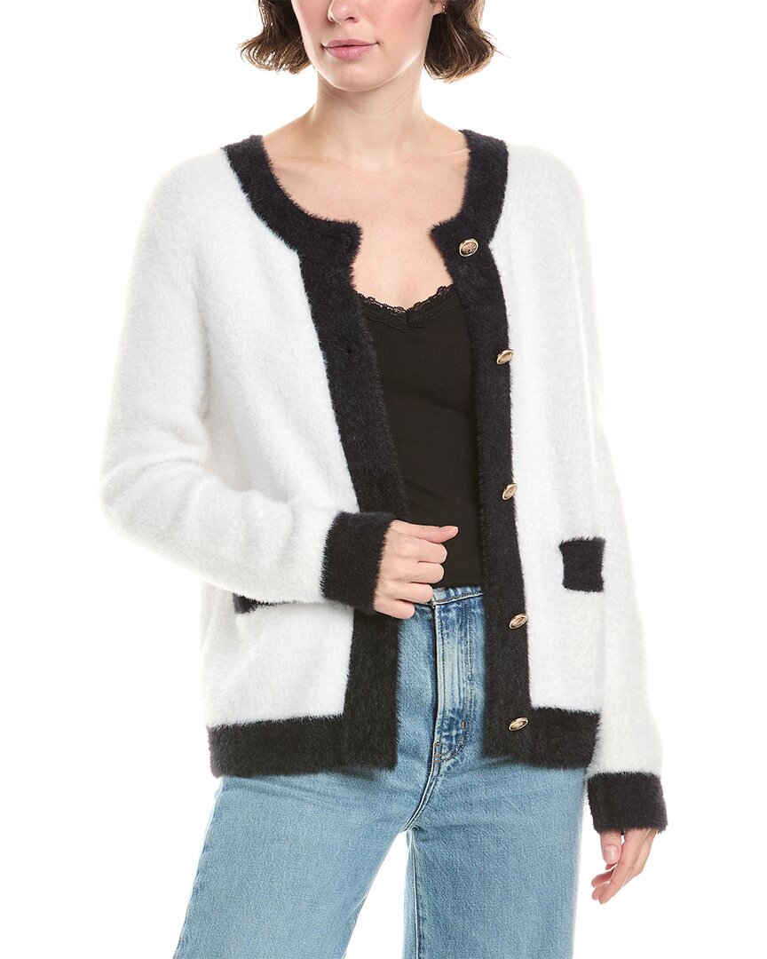 

История дизаина мохнатый кардиган с ресничками Design History, черный