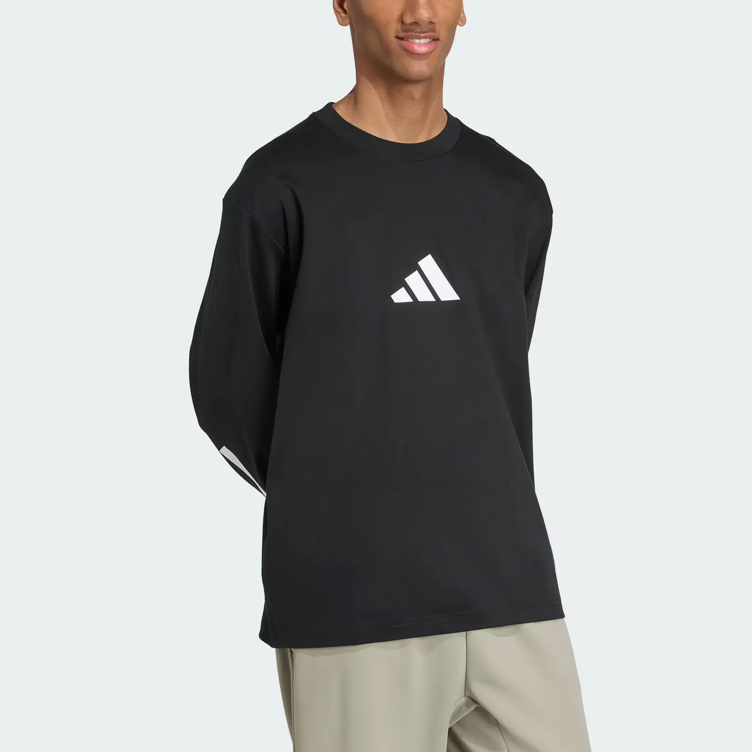 Футболка True Healing Series TOP мужская Adidas, черно-белый — фото 3