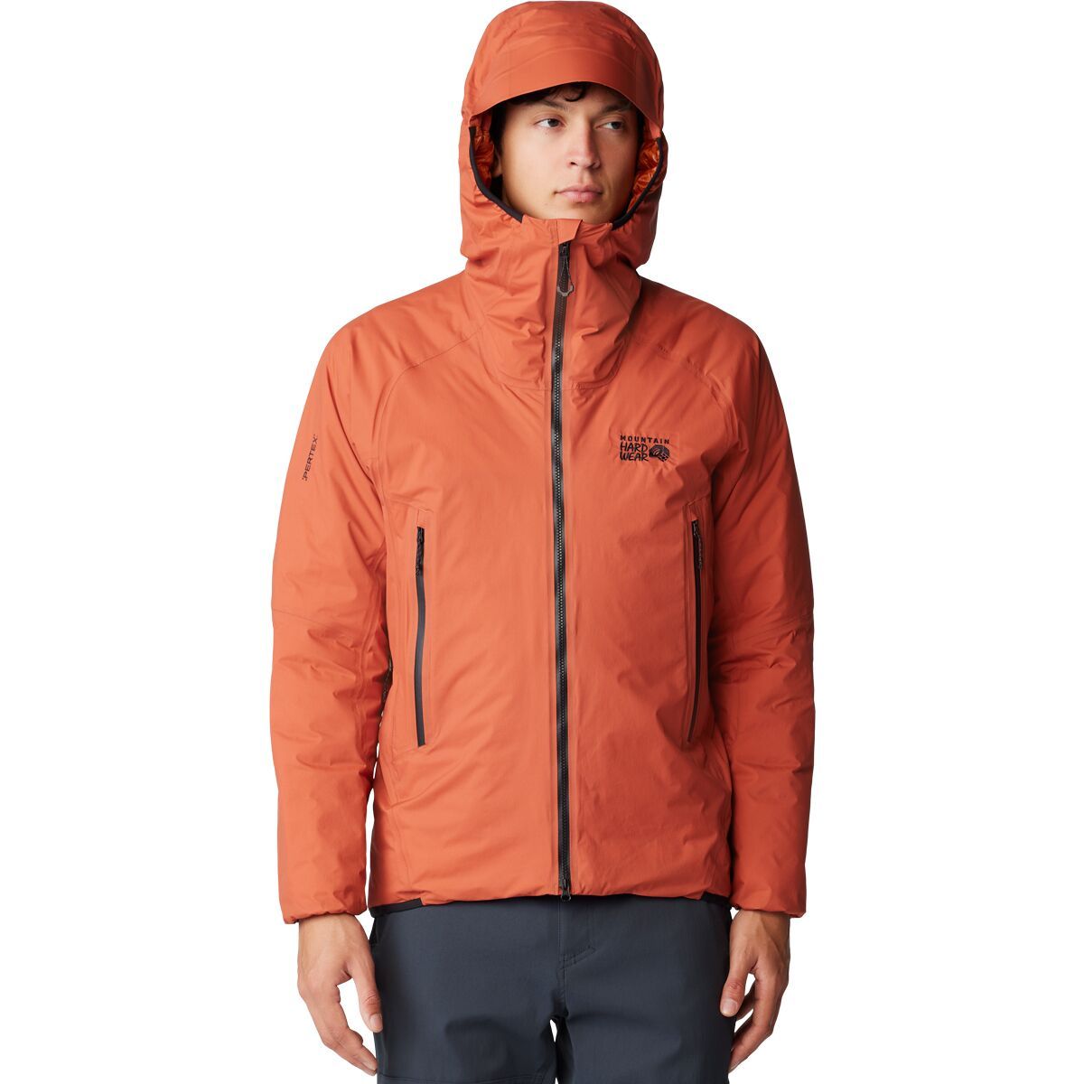 

Утепленная куртка Storm whisperer Mountain Hardwear, цвет raw carnelian, Синий, Утепленная куртка Storm whisperer Mountain Hardwear, цвет raw carnelian