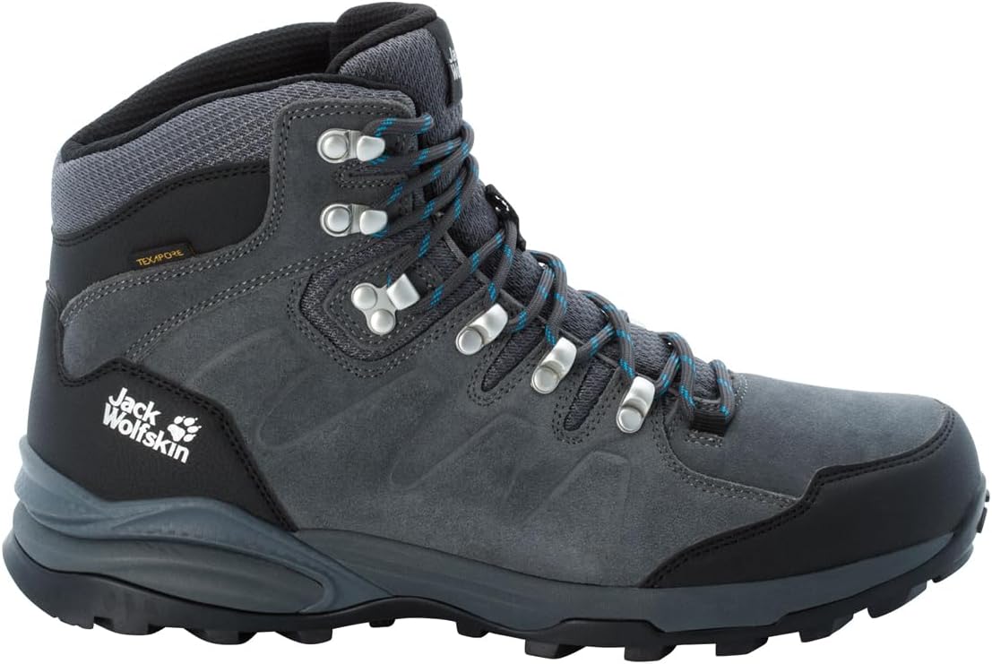 

Мужские ботинки Jack Wolfskin Refugio Texapore Mid, черный/серый
