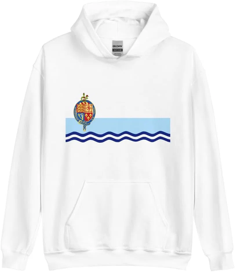 Толстовка с капюшоном Flag of Annapolis Royal Canada Generic, белый