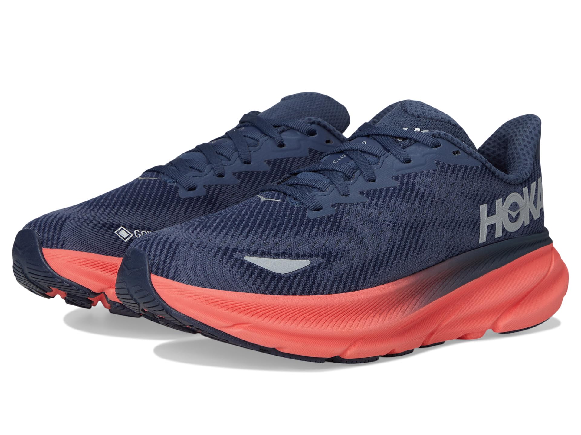 Кроссовки Hoka Clifton 9 GTX, цвет Varsity Navy/Nautical Dusk
