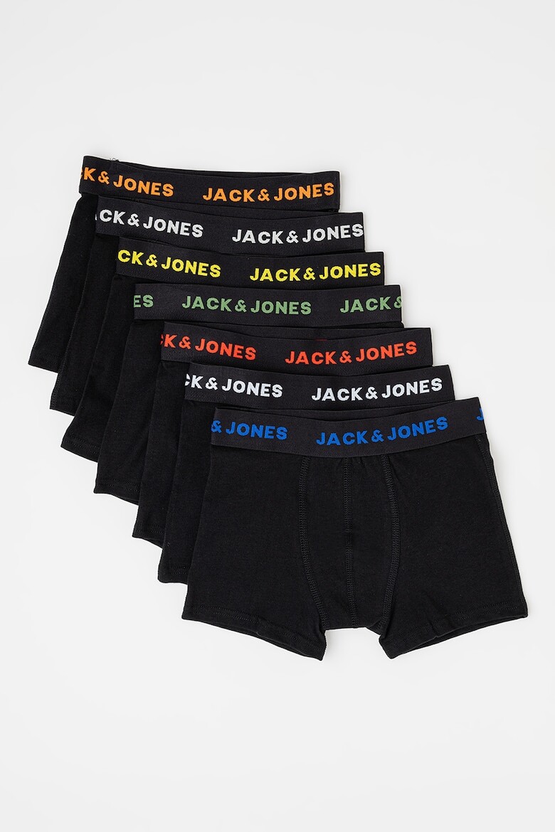 

Боксеры с логотипом, 7 пар Jack & Jones, черный