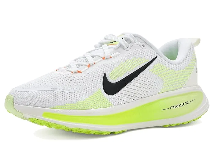 Кроссовки беговые Vomero 18 Nike Kids, White/Black/Volt/Barely Volt