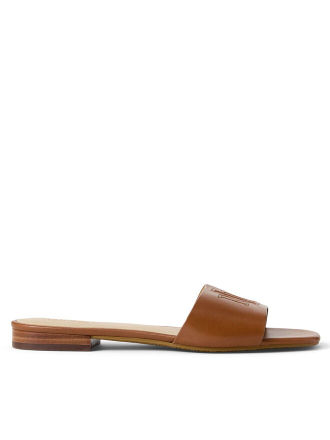 Шлепанцы LAUREN RALPH LAUREN 802959142002, коричневый