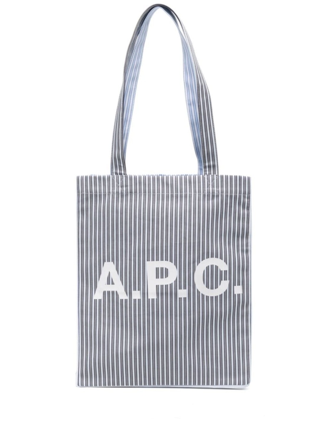 

A.P.C. сумка-тоут с нашивкой-логотипом, синий