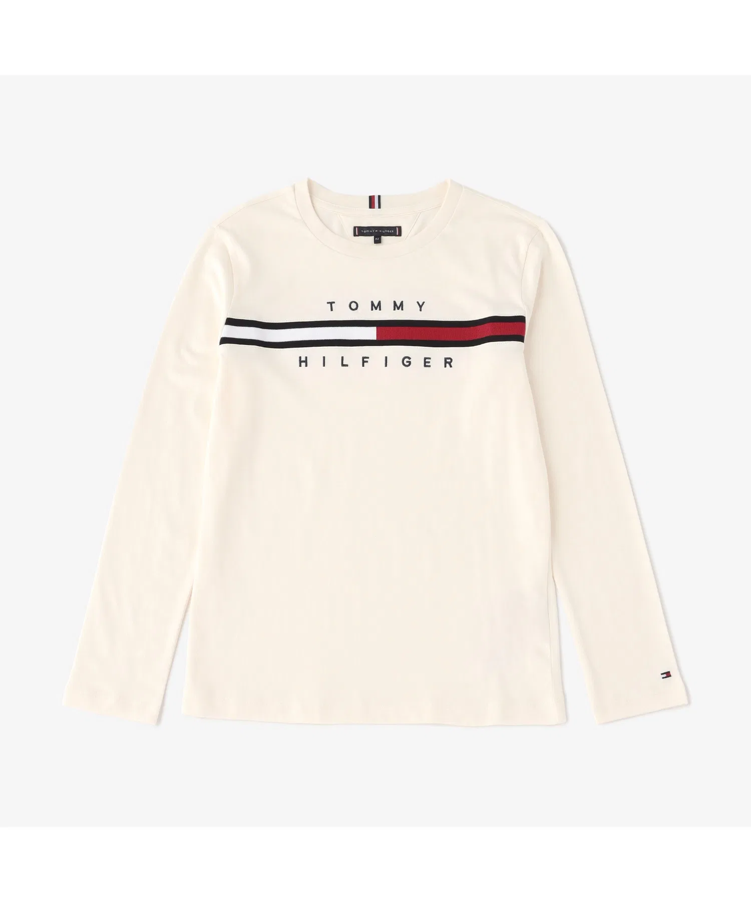 Детская футболка Tommy Hilfiger с длинным рукавом и логотипом