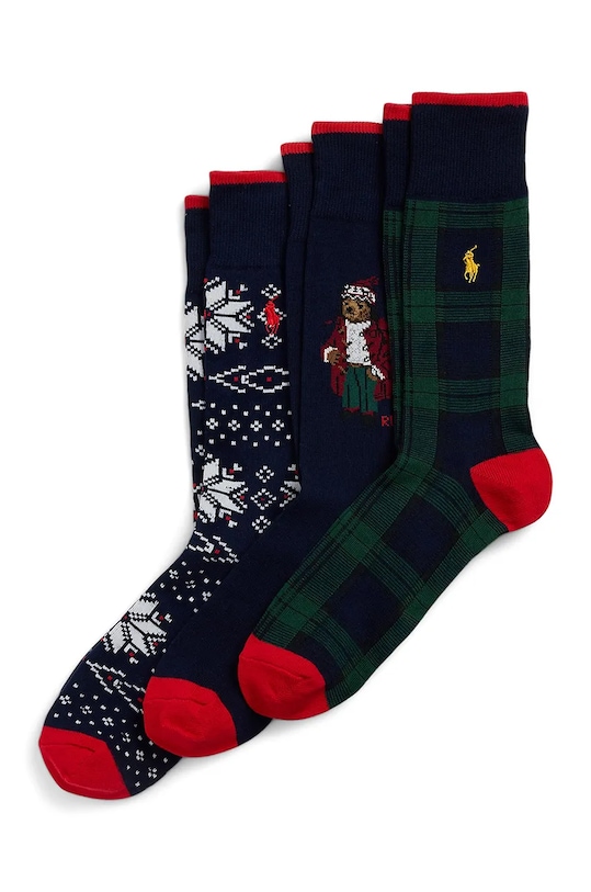 

Носки 3 пары Polo Ralph Lauren, серый
