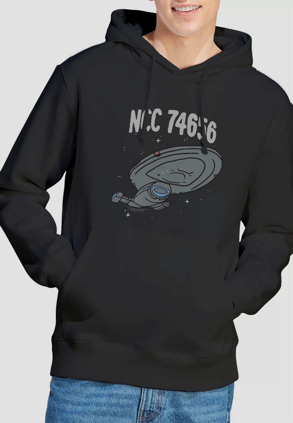 

Толстовка STAR TREK THE INTREPID CLASS Cotton Soul, черный