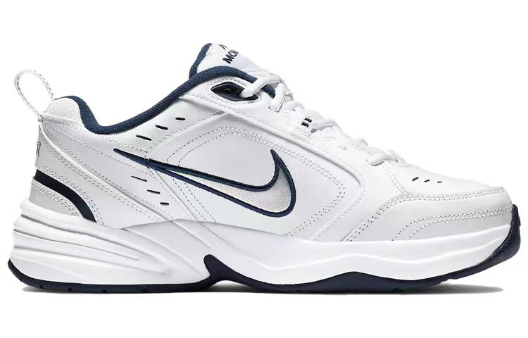 

Кроссовки Nike Air Monarch 4 Chunky Sneakers Unisex Low-Top White Blue, Белый, Кроссовки Nike Air Monarch 4 Chunky Sneakers Unisex Low-Top White Blue