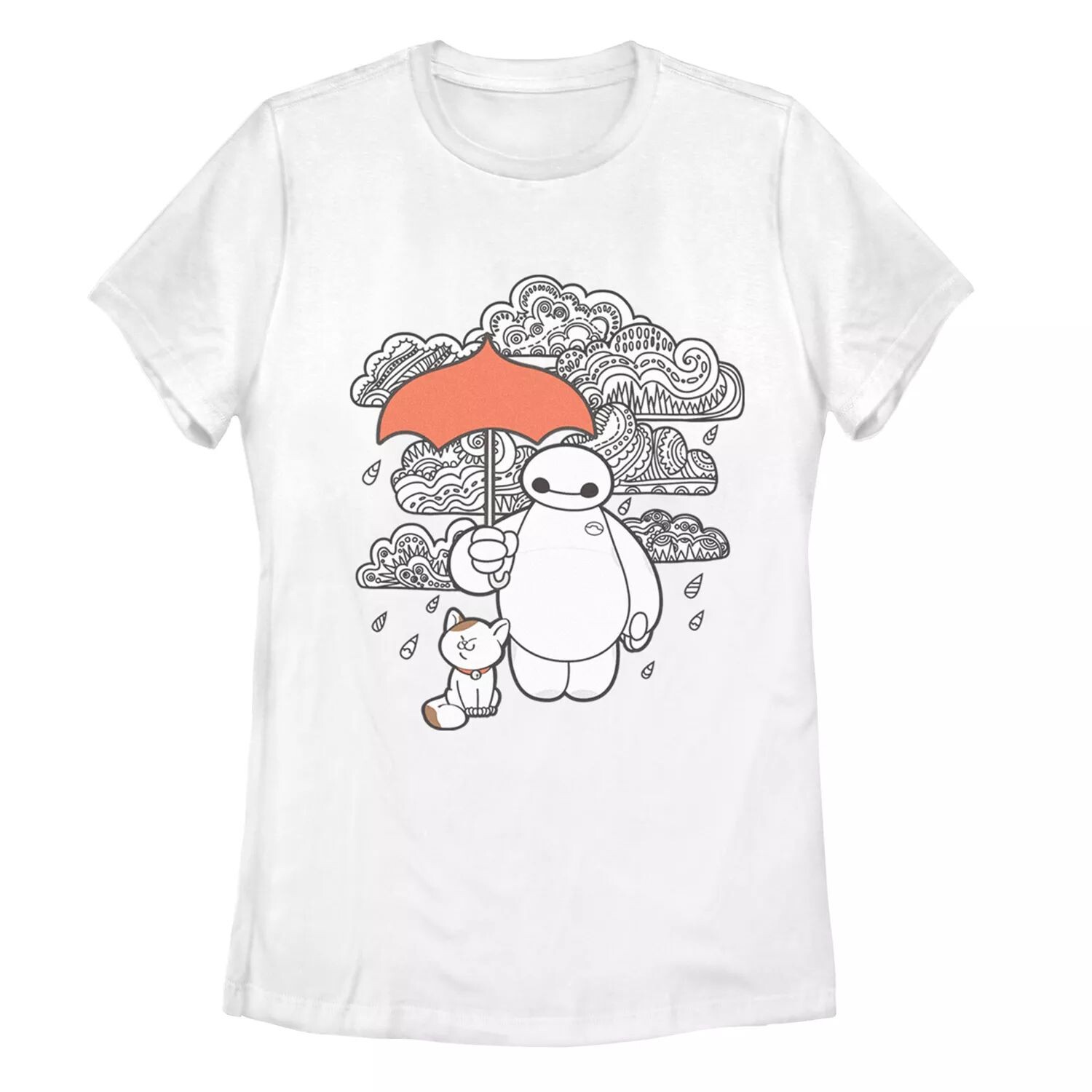 

Детская футболка Disney's Big Hero 6 Baymax Doodle Rain Missy Licensed Character