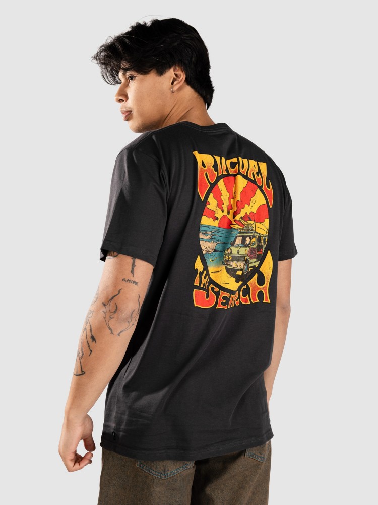 

Футболка Rip Curl Keep On Trucking T-Shirt, washed black, Черный, Футболка Rip Curl Keep On Trucking T-Shirt, washed black