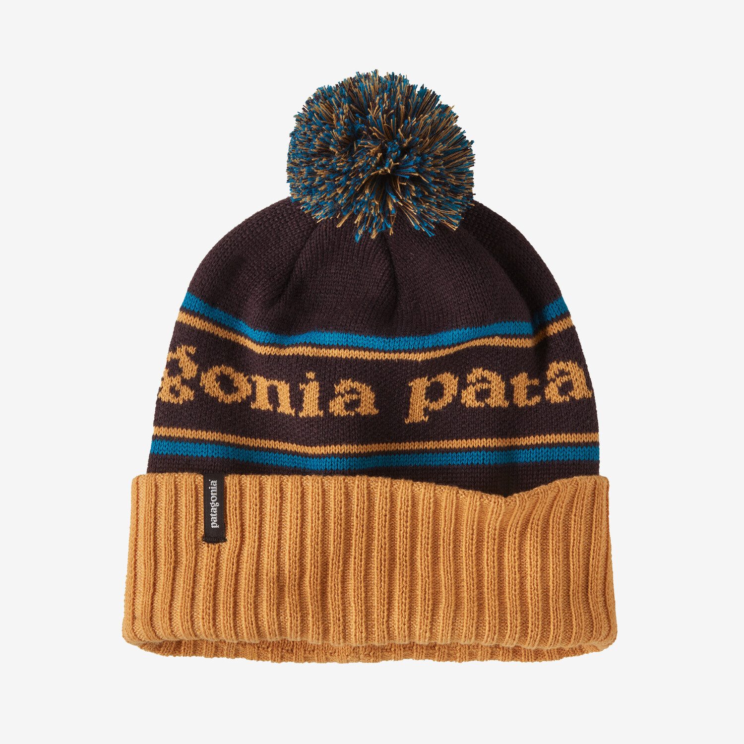 

Шапка Паудерного города Patagonia, цвет Park Stripe: Dried Mango