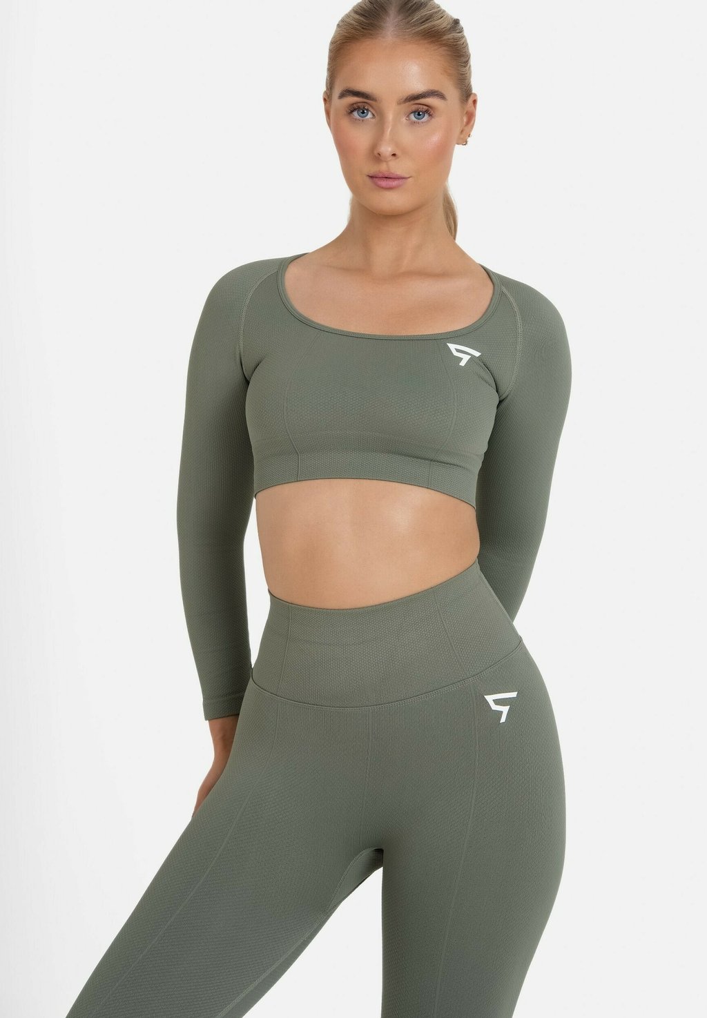 

Топ с длинными рукавами LONG SLEEVE RETAINED SEAMLESS SQUATPROOF, зеленый