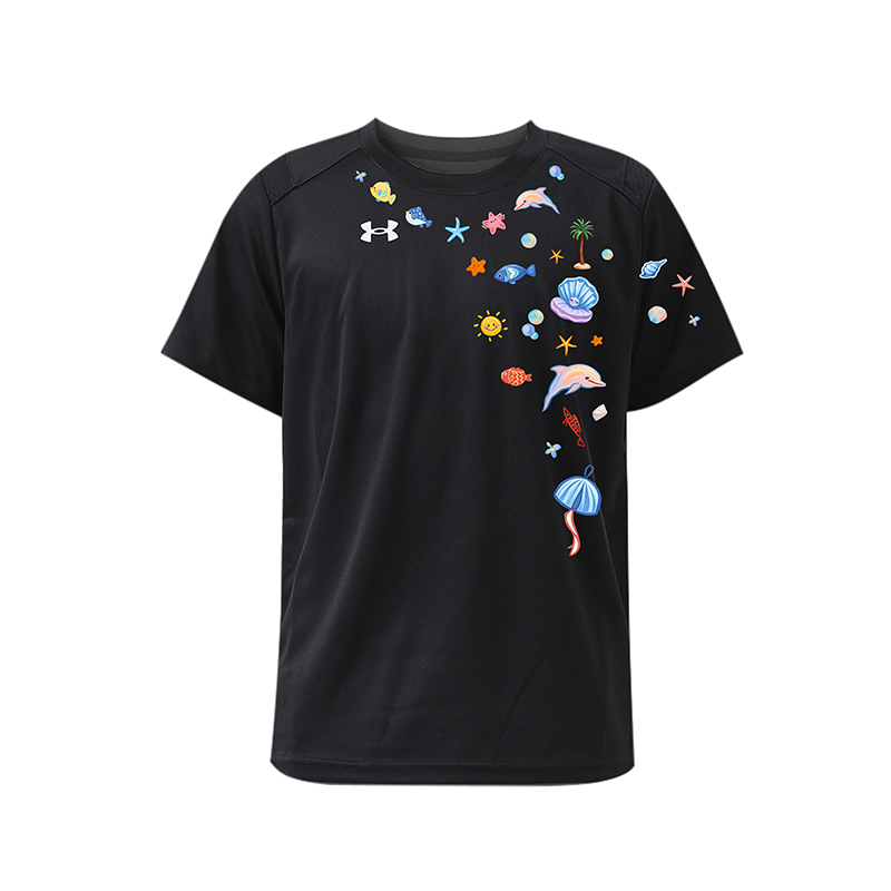 

Футболка с коротким рукавом Quick Dry детская Under Armour, черный