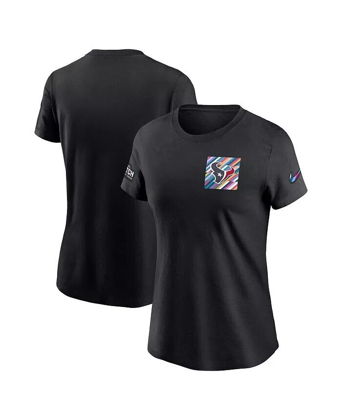 

Женская черная футболка Houston Texans 2023 NFL Crucial Catch Sideline Tri-Blend Nike