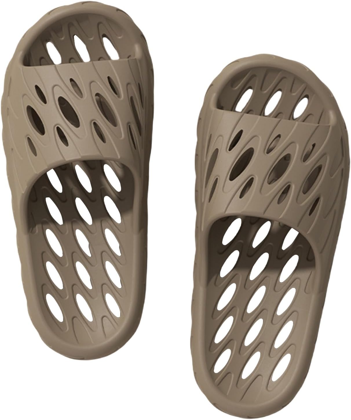 

Мужские летние удобные шлепанцы для дома и улицы с мягкой подошвой для ванной и душа, для повседневного использования Generic, хаки