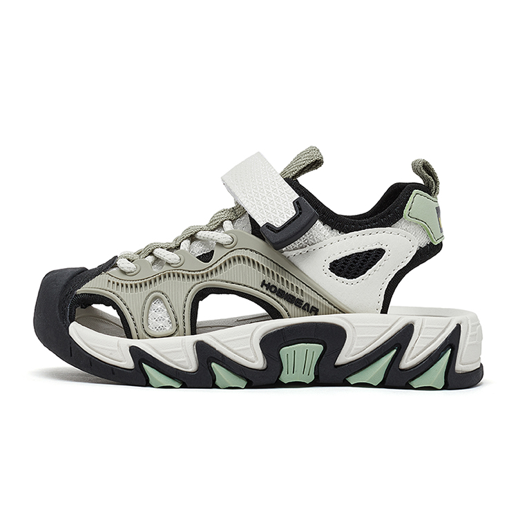 

Противоскользящие и износостойкие дышащие детские сандалии для детей HOBIBEAR, хаки