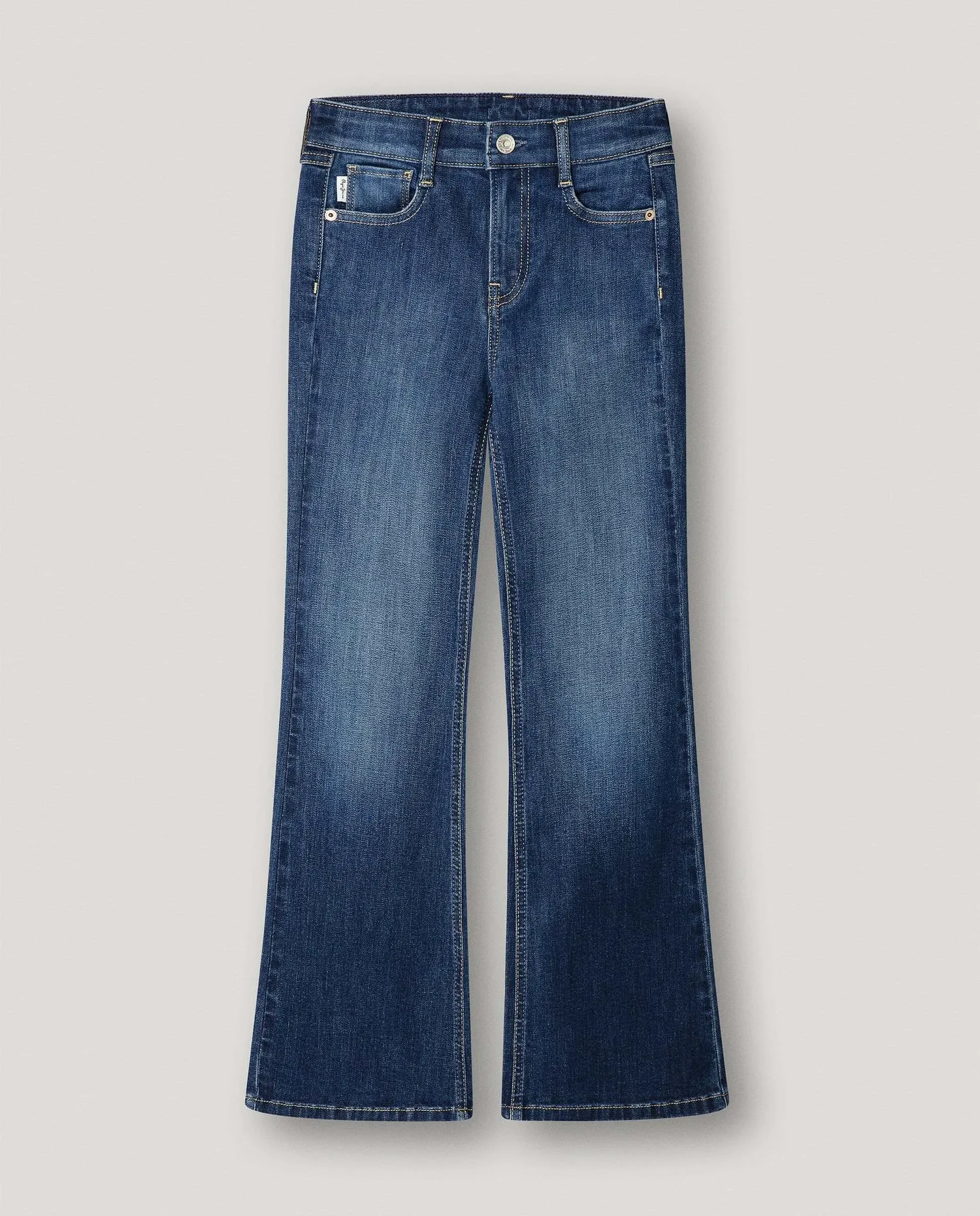 Детские брюки-клеш Slim Flare Willa Pepe Jeans, синий