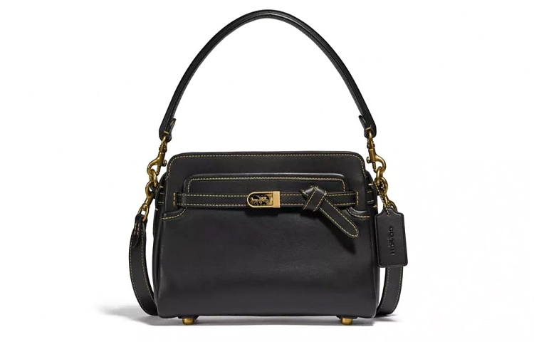 

Сумка через плечо Tate Leather, Кроссбоди, Кожаная, Женская, Черная COACH