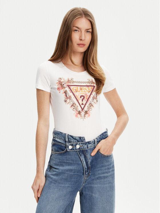 

Футболка обычного кроя W5YI08 J1314 Guess, белый
