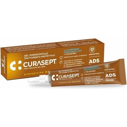 

Curasept ADS Гель для защиты десен с 0,5 хлоргексидина 30 мл