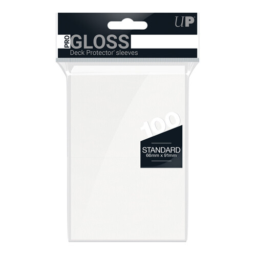 

Чехол для карточек Pro-Gloss Standard Sleeves: White (100) Ultra Pro