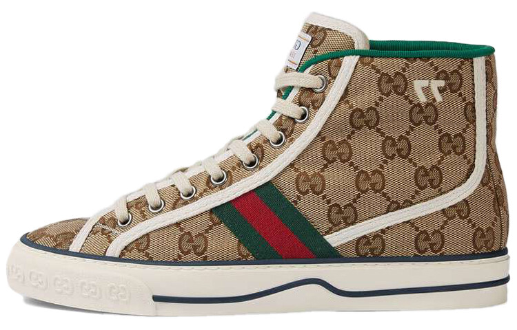 Женские кроссовки Gucci Tennis 1977, бежевые