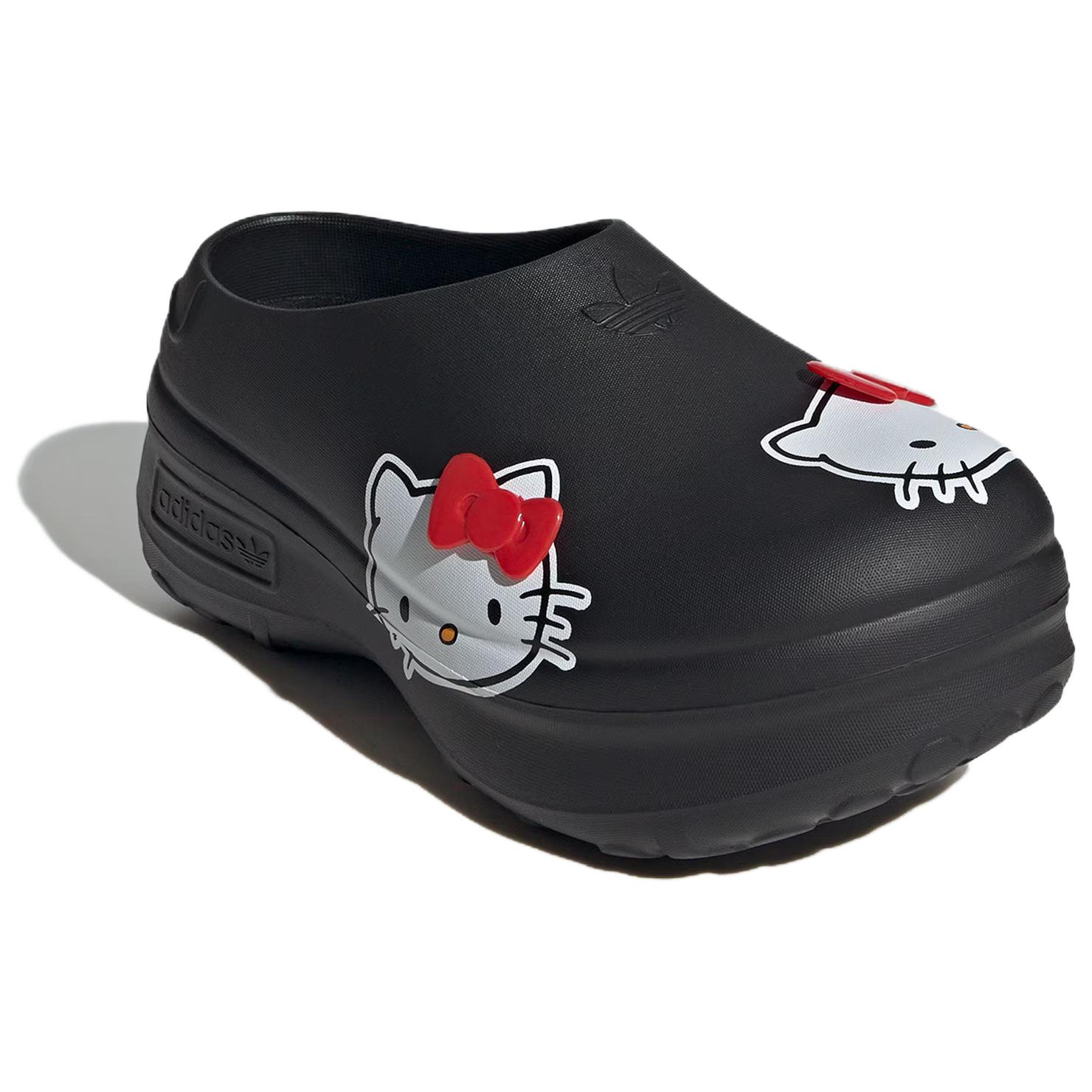 Adidas AdiFOM Stan Smith Мюлы Hello Kitty Основной черный Красный Облачно белый Женские Adidas Originals, Номер 1 Черный/Красный/Белый — фото 3