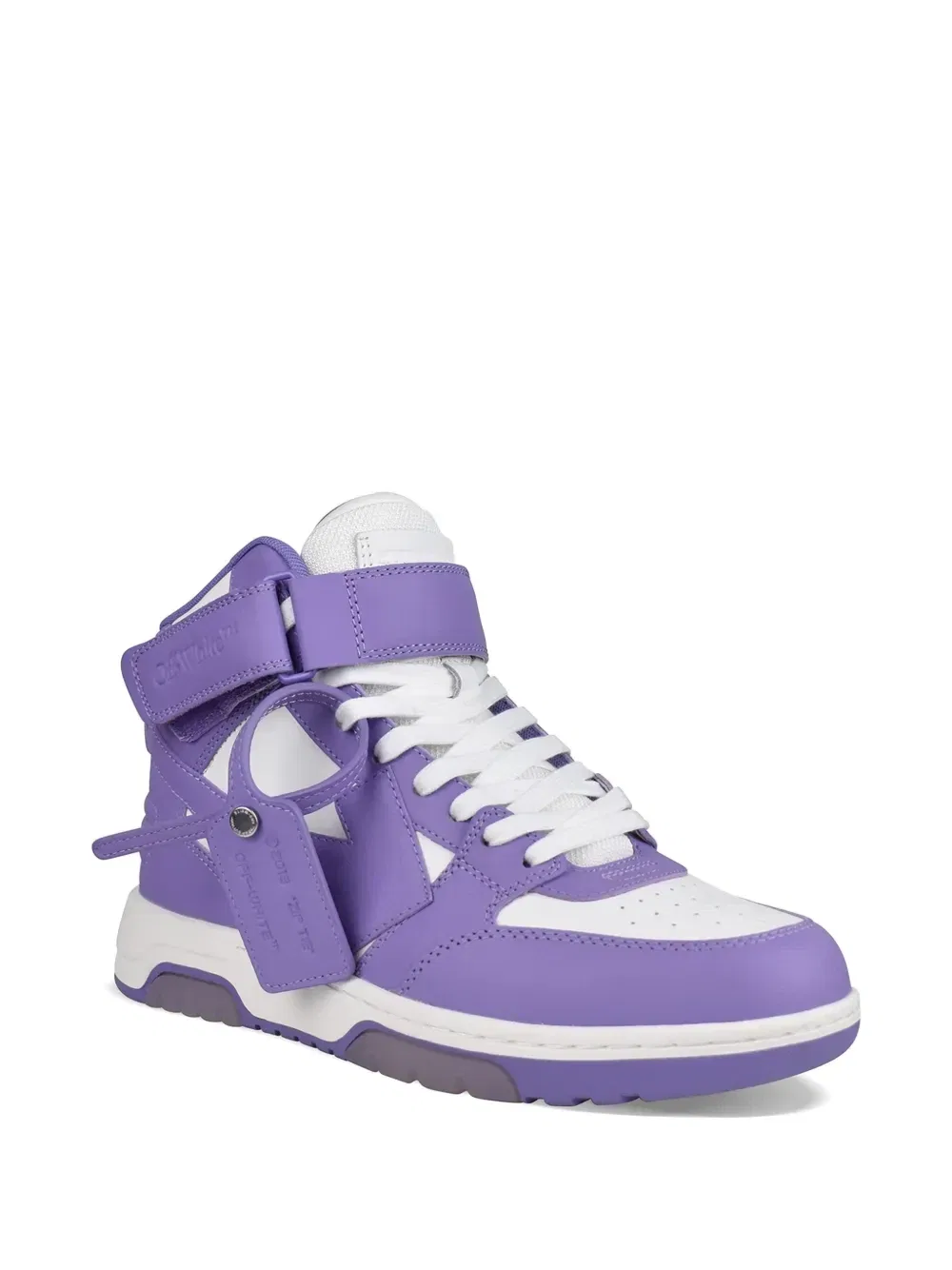 Высокие кроссовки Out Of Office Off-White, фиолетовый — фото 2