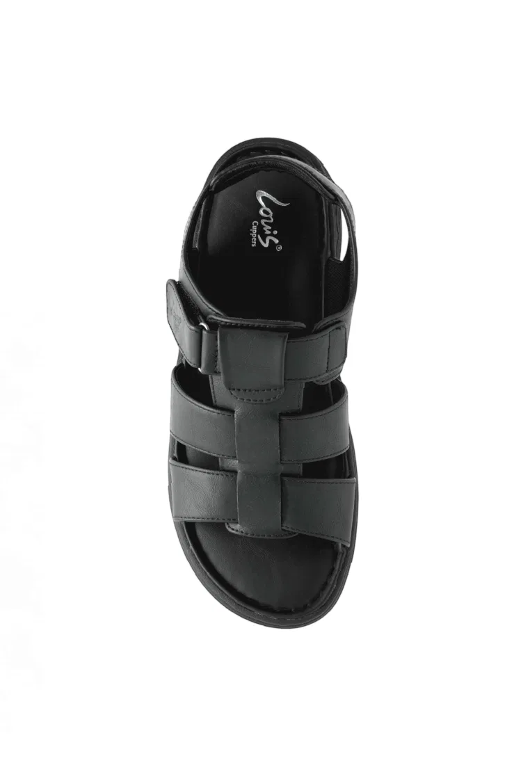 Мужские сандалии, slip-on, искусственная кожа, 250441270 Louis Cuppers, черный — фото 4
