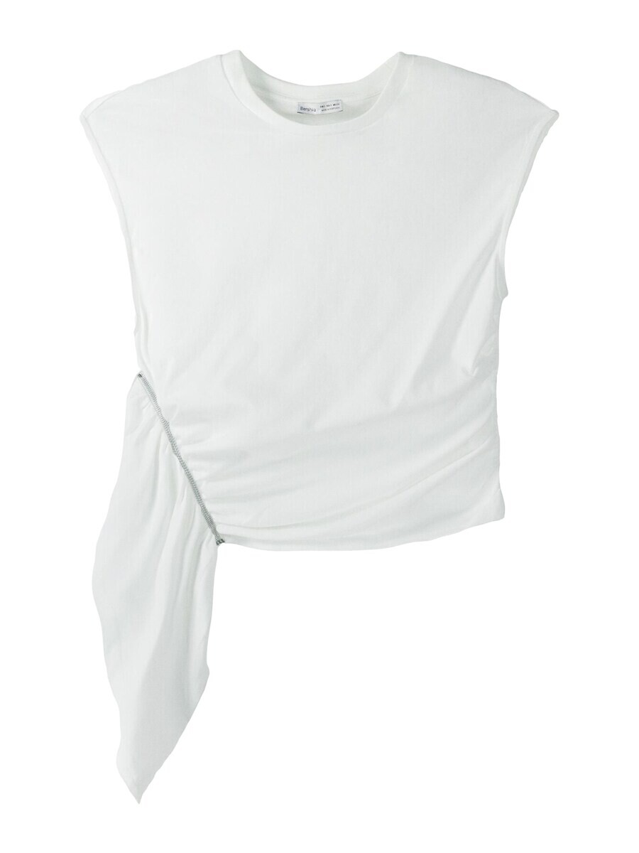 

Укороченный топ Bershka Top, белый