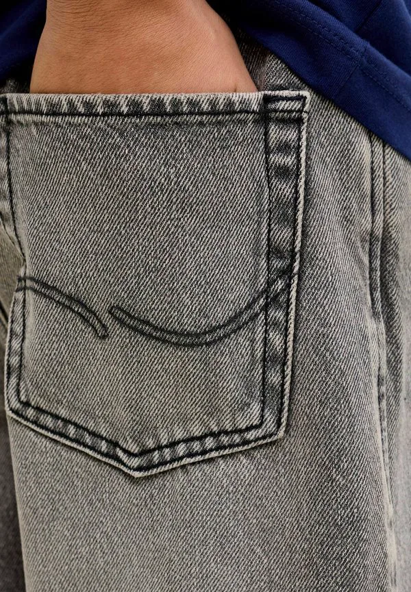 Джинсы jjialex свободного кроя Jack & Jones Junior, Black Denim — фото 4